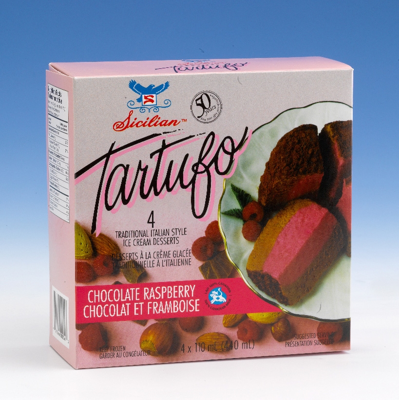 Tartufo - Chocolate Raspberry from Sicilian Gelato